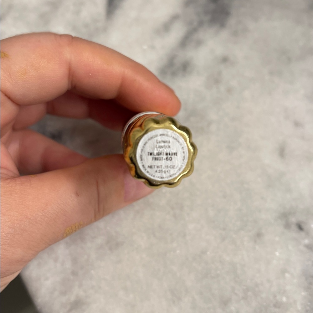 Vintage Borghese Lumina Lipstick in gold tube Twilight Mauve Frost - Picture 8 of 8